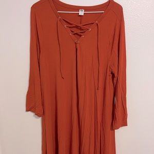 Orange dress